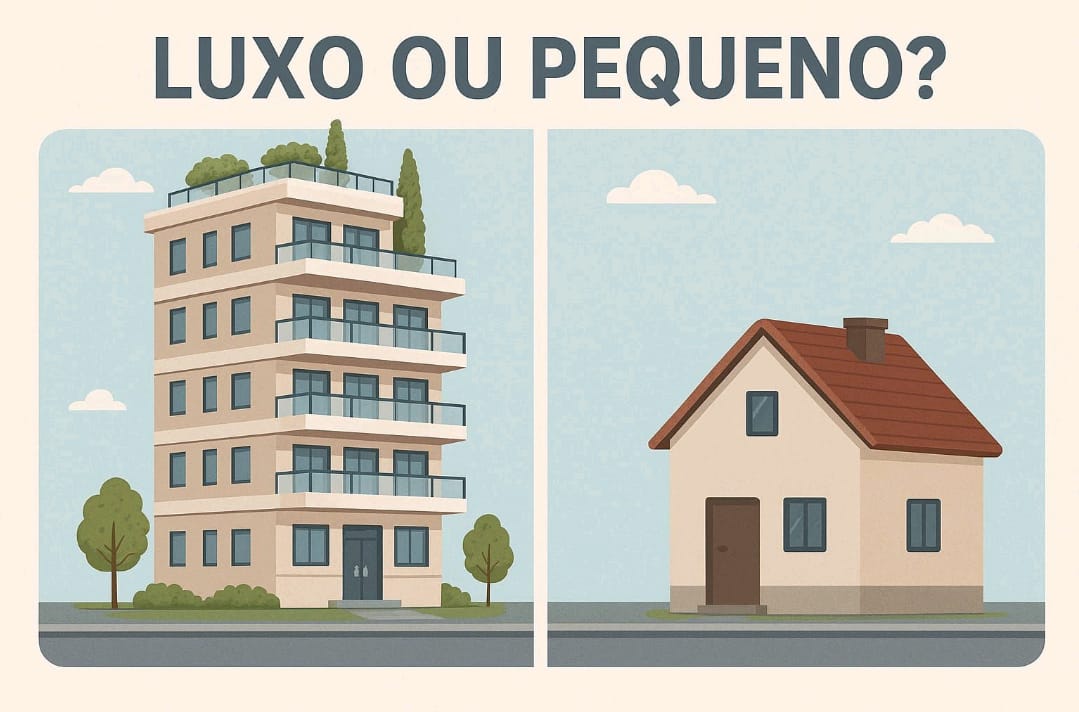 Luxo ou pequeno? A habitação normal desapareceu